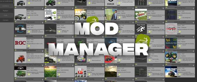 Addons Mod Manager Farming Simulator mod