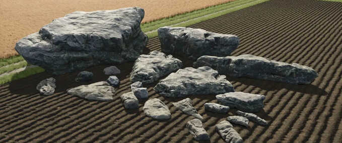 Decorative Stone and Rock Pack Mod Image