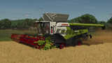 CLAAS Lexion combine harvester incl. mowers and matching trailer Mod Thumbnail