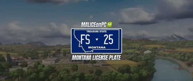 Montana License Plate Mod Image