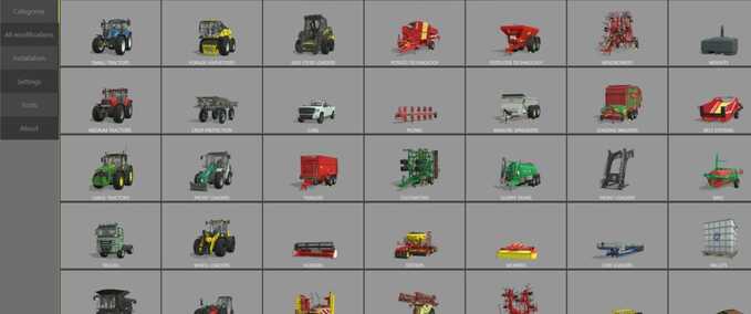 Addons Mod Manager Farming Simulator mod