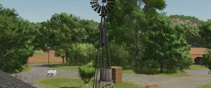 Wind Turbine for Pumping and Distributing Water Mod Image