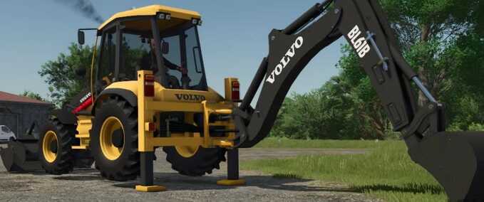 Other Vehicles Volvo BL61 Backhoe Loader Farming Simulator mod