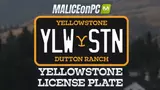 Yellowstone Dutton Ranch Nummernschild Mod Thumbnail