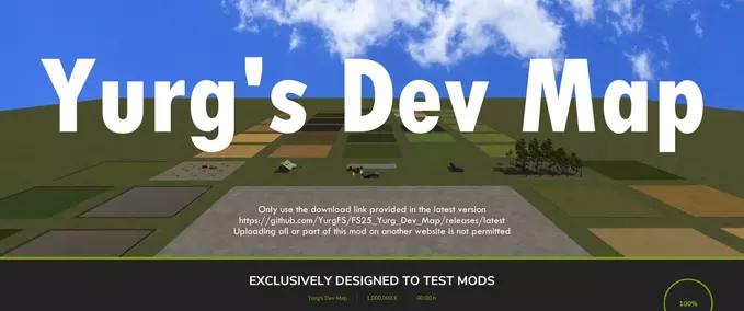 Default Map edit Yurg's Development Map Farming Simulator mod