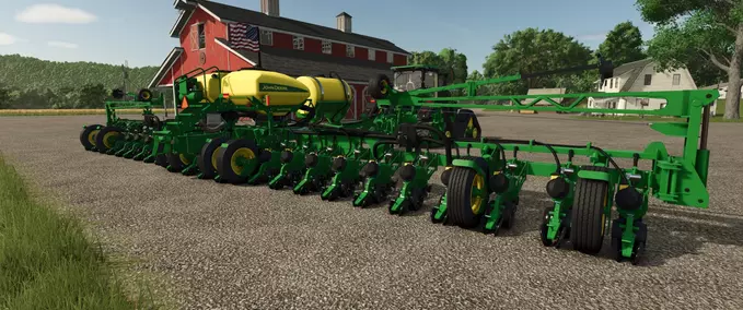 Seeders John Deere 1775NT with Fertilizer Farming Simulator mod