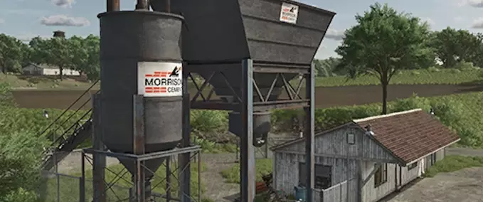 Factories Cement/Concrete Factory Farming Simulator mod