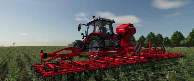 Cultivators & Harrows Einbock Pneumaticstar 900 Harrow Farming Simulator mod