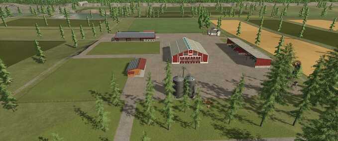 Maps Across The Ditch Farming Simulator mod