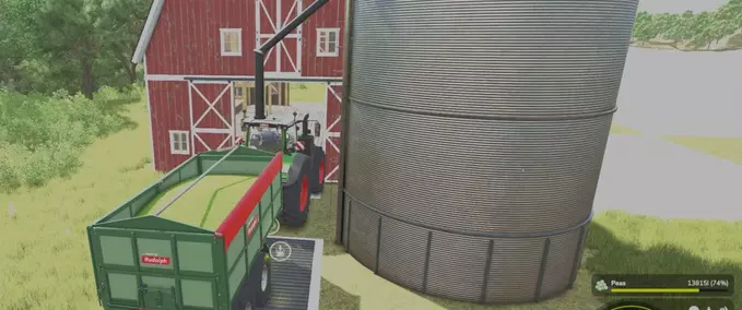 Silos Elmcreek Farmbarn with Silo Farming Simulator mod