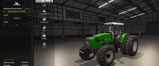 Other manufactors Agco Allis 6220 Farming Simulator mod