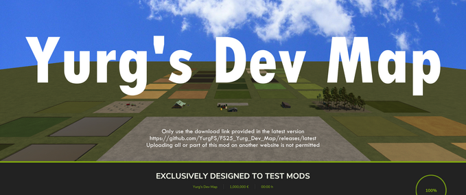 Maps Yurg's Dev Map Farming Simulator mod