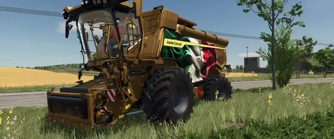 Combines & Excavators John Deere Harvesting Pack Farming Simulator mod