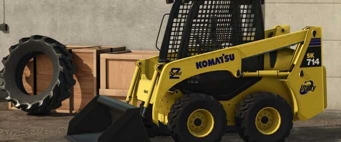 Other Vehicles Komatsu SK 714 Farming Simulator mod