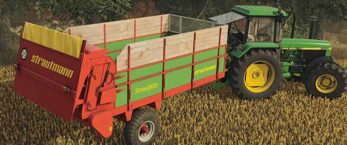 manure spreader Strautmann Streublitz BE 5 Farming Simulator mod