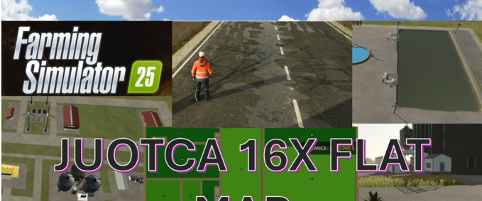 FS 25 Juotca Flat Map 16X Mod Image