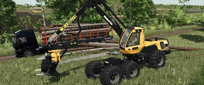 Forestry Komatsu 951 Wood Harvester Farming Simulator mod