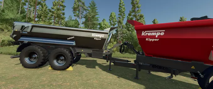 Other trailers Krampe Half Pipe 20 Farming Simulator mod