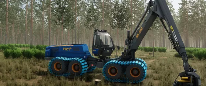 Combines & Excavators Rottne H21D Farming Simulator mod