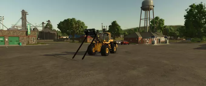 Exevators Wheel Loader Extended Forks Farming Simulator mod