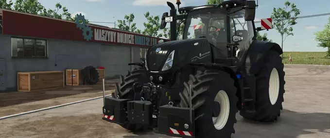 Tractors New Holland T7 with Agribumper Farming Simulator mod