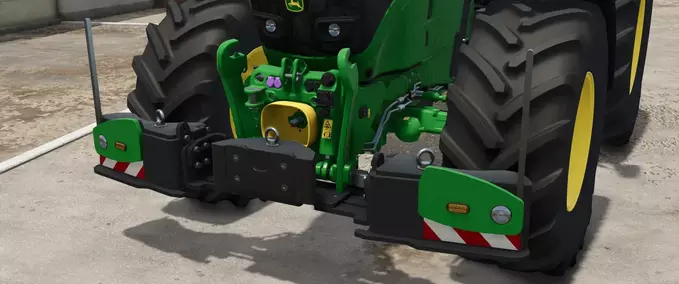 weights John Deere 6R Agribumper Farming Simulator mod