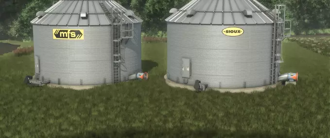 Silos 36FT Grain Bins Farming Simulator mod