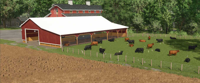 Animal Pens Cattle Stable Farming Simulator mod