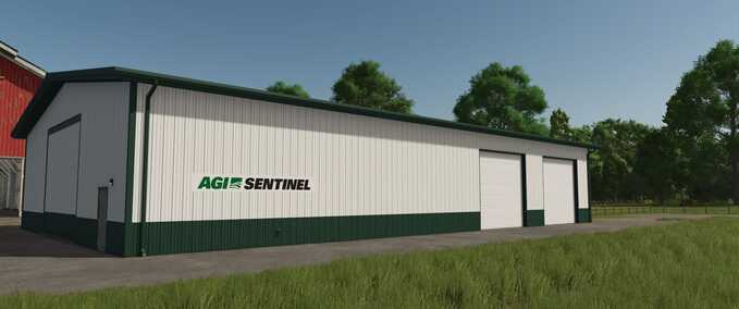 Sheds Placeable AGI Sentinel Garage Farming Simulator mod