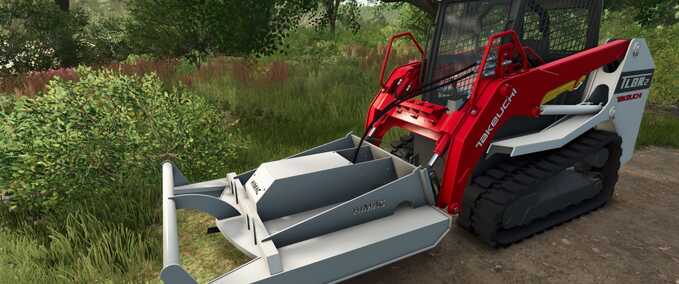 Other Implements Skid-Steer Loader Brush Mower Farming Simulator mod