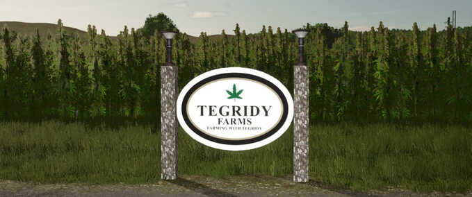 Decoration Tegridy Farm Sign Farming Simulator mod