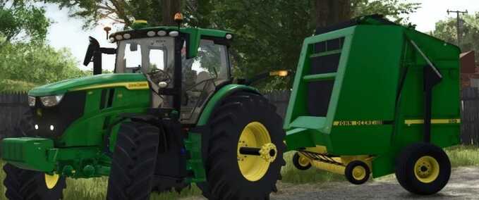 John Deere 435 und 535 Rundballenpresse Mod Image