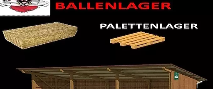 Buildings Austriamodding Bale and Pallet Warehouse Farming Simulator mod