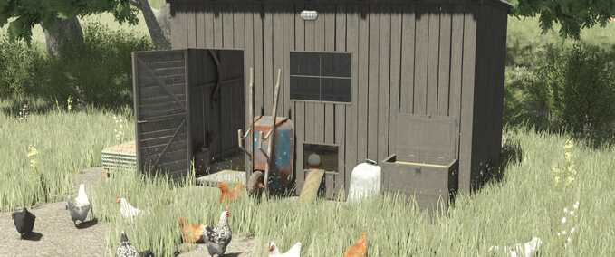 Animal Pens Small Chicken Coop 5x3 Farming Simulator mod