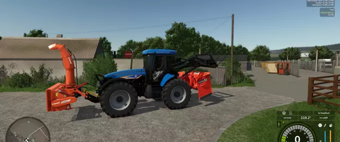 Other manufactors TV6070 Tractor with Swather Attachment Farming Simulator mod