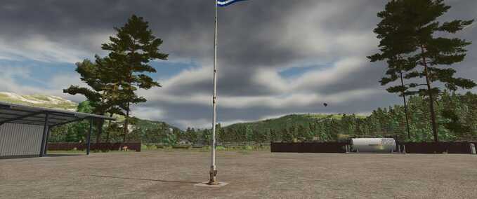 Decoration Greek Flag Farming Simulator mod