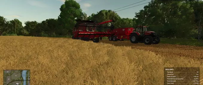 Scripts Additional Field Info Farming Simulator mod