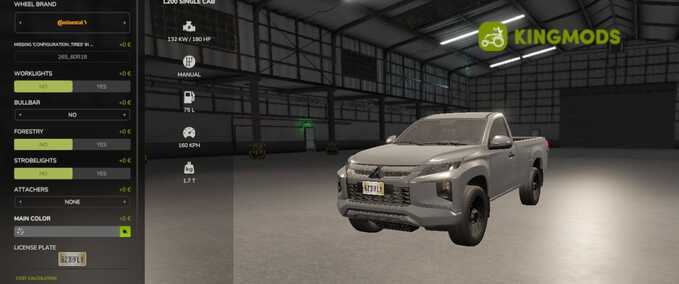 Mitsubishi L200 2020 Einzelkabine Mod Image