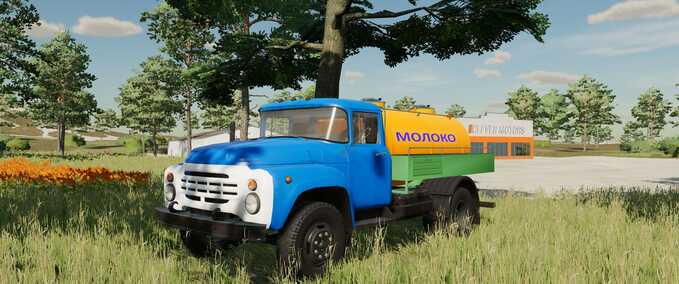 Animal Transport ZIL-130 Milk Carrier Farming Simulator mod