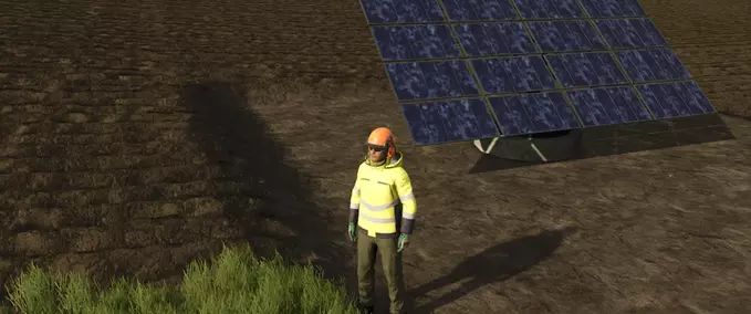 Buildings with Functions Solar Panel Farming Simulator mod