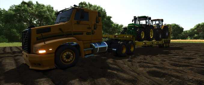 Low Loaders GNU Flatbed Trailer Farming Simulator mod