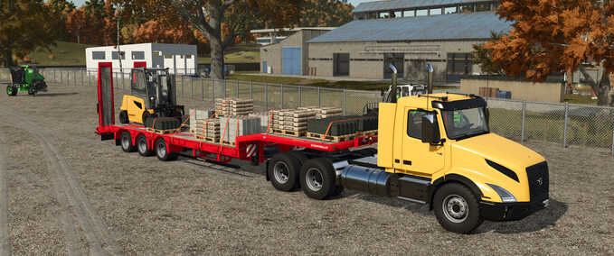 Schwarzmueller 3 Axle Low Loader Mod Image