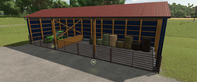 Buildings Small Machine and Bale Shed Farming Simulator mod