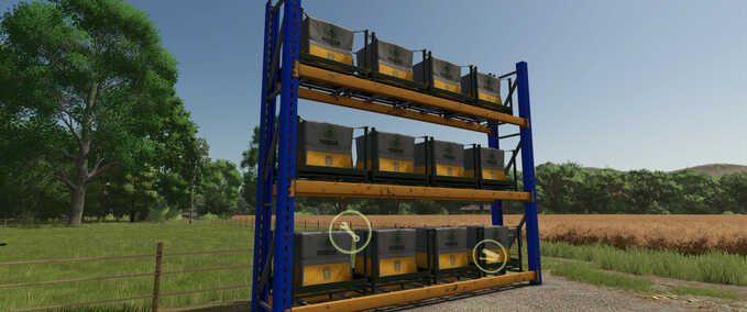 Placeable Objects Storage Racks Farming Simulator mod