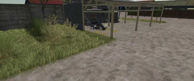 Factories Grain Crusher with Shed Farming Simulator mod