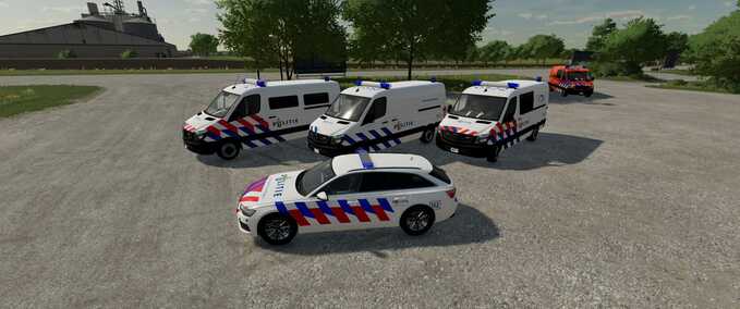 Fire department Mercedes Benz Sprinter - Dutch Rescue Version Farming Simulator mod