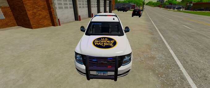 Tools Border Patrol Skin for Chevrolet Tahoe Farming Simulator mod