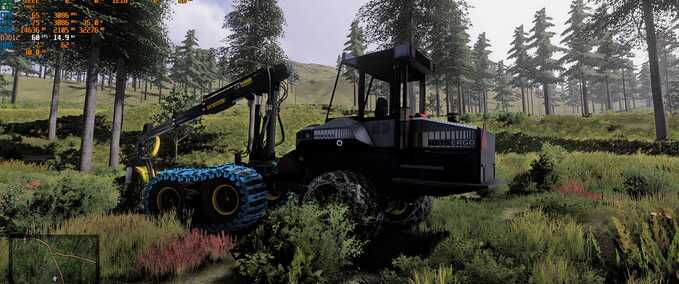 Forestry Ponsse Ergo HS16 Harvester Farming Simulator mod