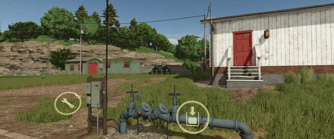 Buildings with Functions Groundwater Pump Farming Simulator mod