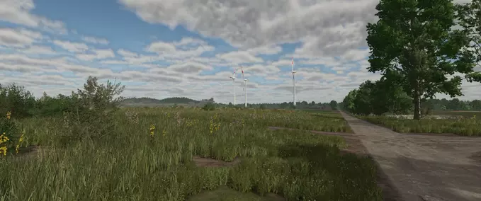 Buildings with Functions Wind Turbine Package Farming Simulator mod